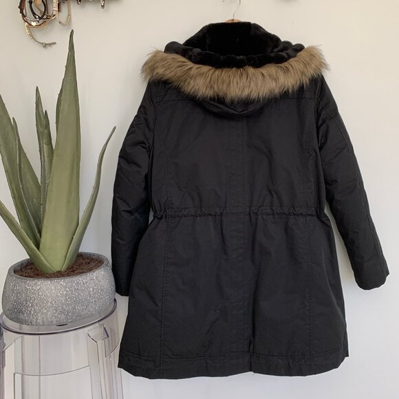 Banana Republic Down Water-Resistant Faux Fur Trim Parka - Picture 16 of 16